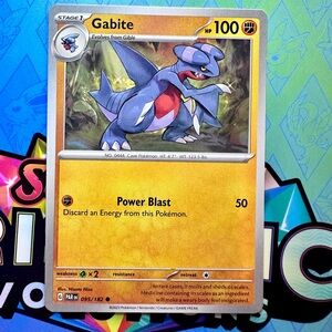 gabite (095/182) - common — pokémon: paradox rift
